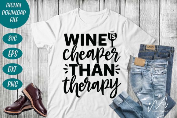Review: Wine is Cheaper Than Therapy SVG for Embroidery