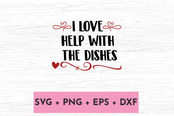 Reviewing I LOVE HELP with the DISHES for Embroidery