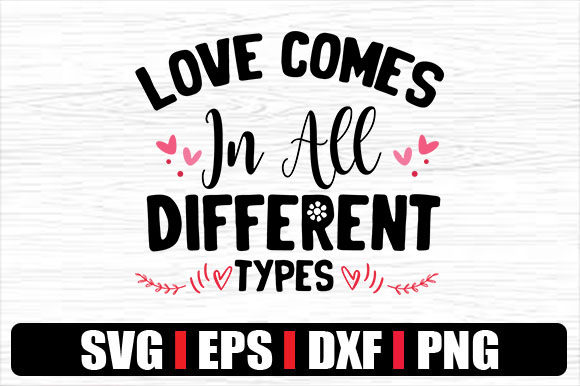Reviewing Love Comes in All Different Types for Embroidery